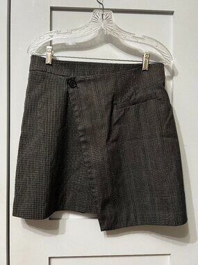 Asymmetric Wrap Skirt